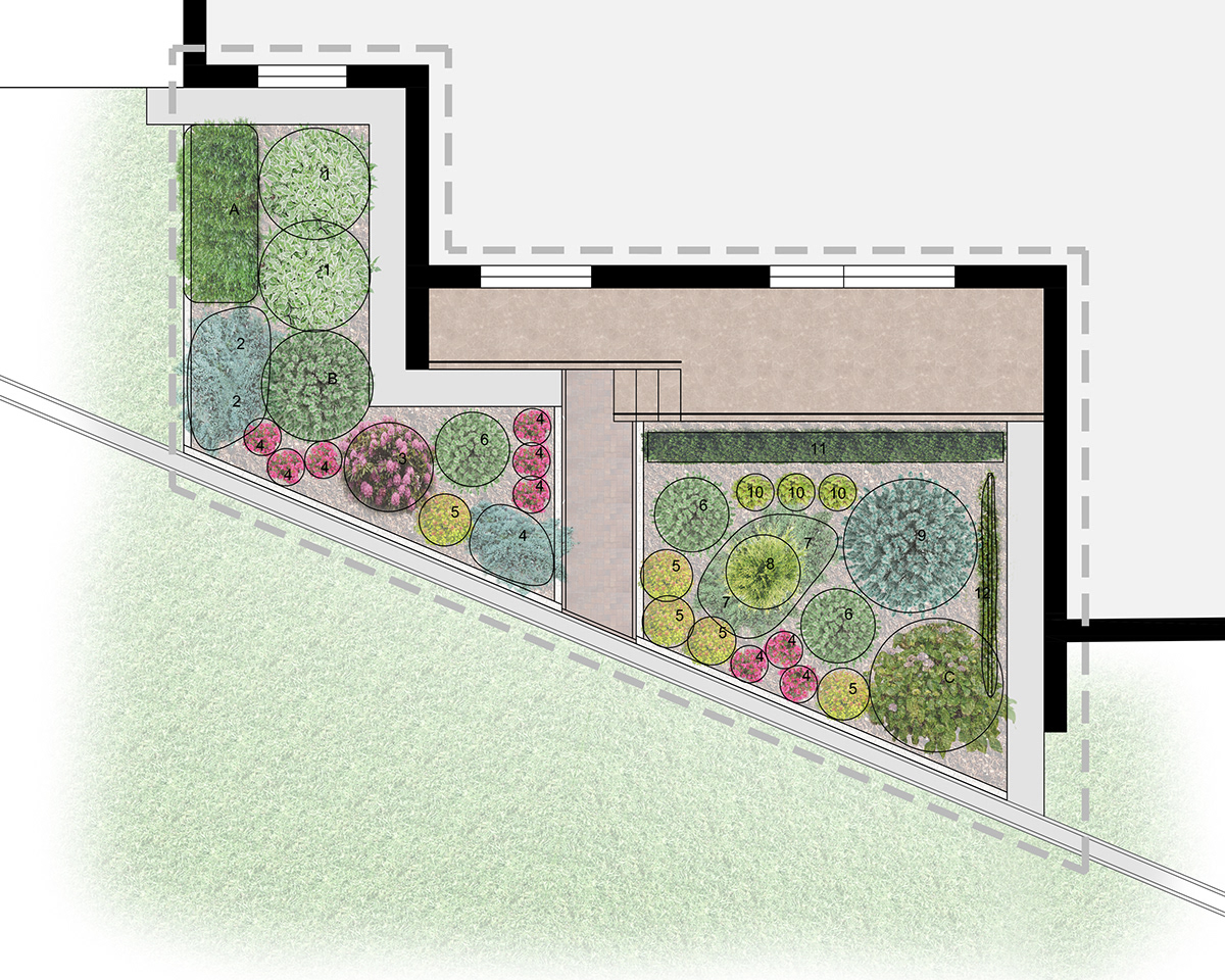 architektura krajobrazu projekt ogrodu ogród gardendesign Landscape Architecture 