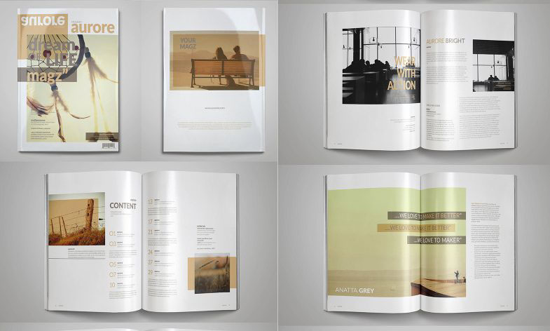 Free Indesign Magazine Template On Behance