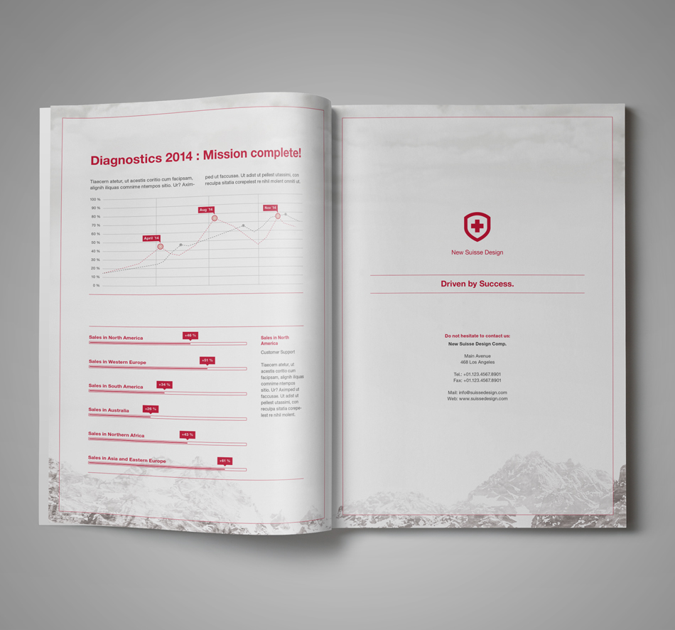 Agreement ANNUAL report brief business clean contract corporate Corporate Design creative Suisse swiss Proposal quotation quote