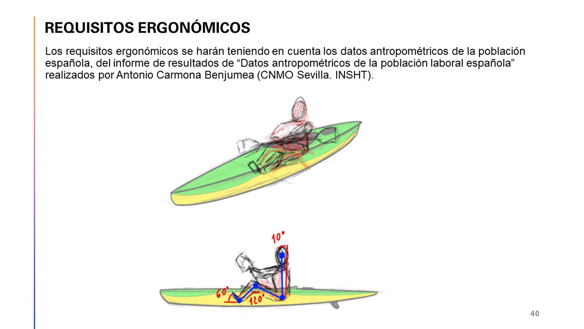 diseño de producto Catia V5 modelado 3d kayak