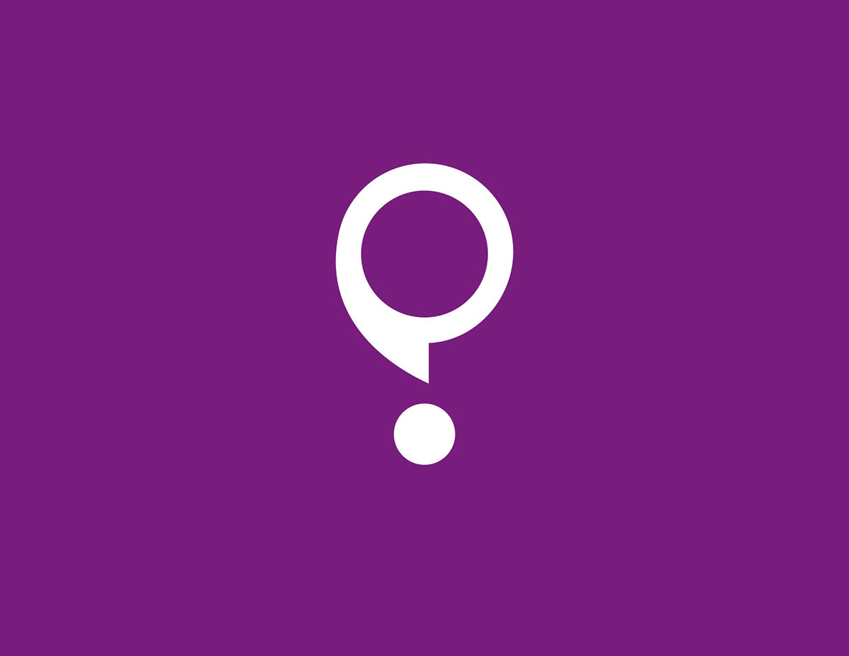 identity Pugh personal purple logo