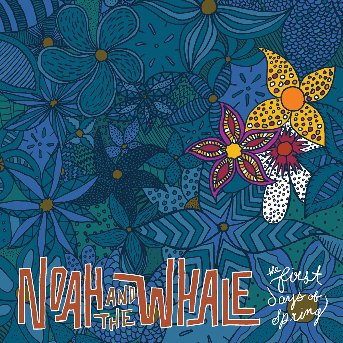 Noah and the Whale noah whale spring album art record sleeve Flowers noah folk pratt Pratt Institute gerbino michael gerbino pratt comd