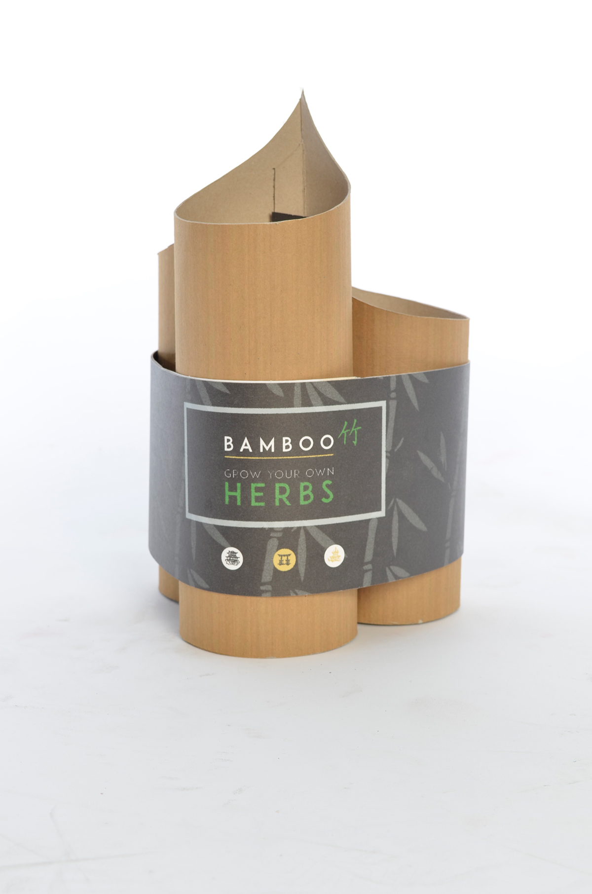 Adobe Portfolio logo logos chinese Style packaging design product bamboo grow your own herbs design