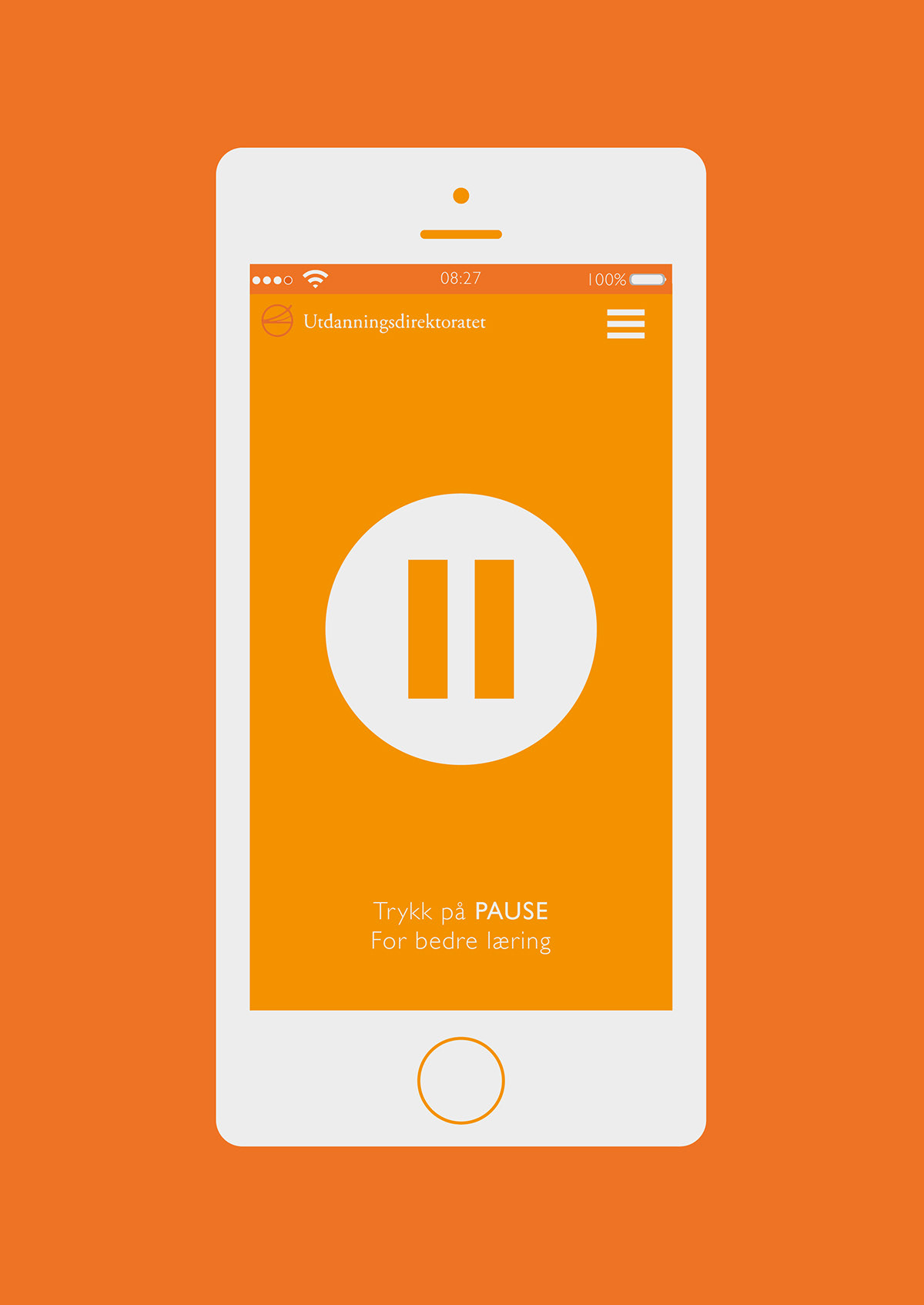 app pause-button pause campaign school interaction UI ux