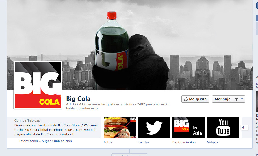 graphic arts covers social media facebook social Big cola SPORADE ajegroup casacor Wrap Tacos