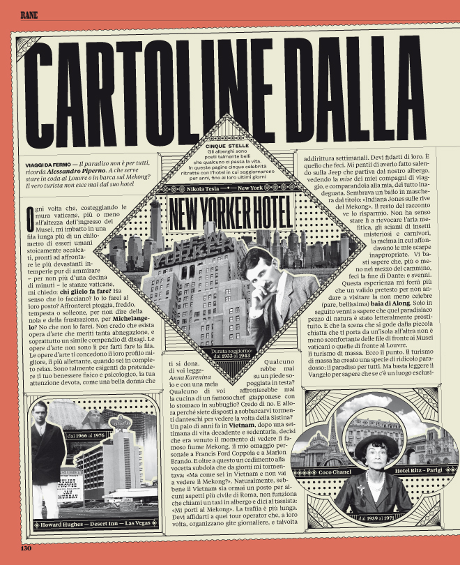 Il il magazine rane editorial infographic collage magazine Magazine design