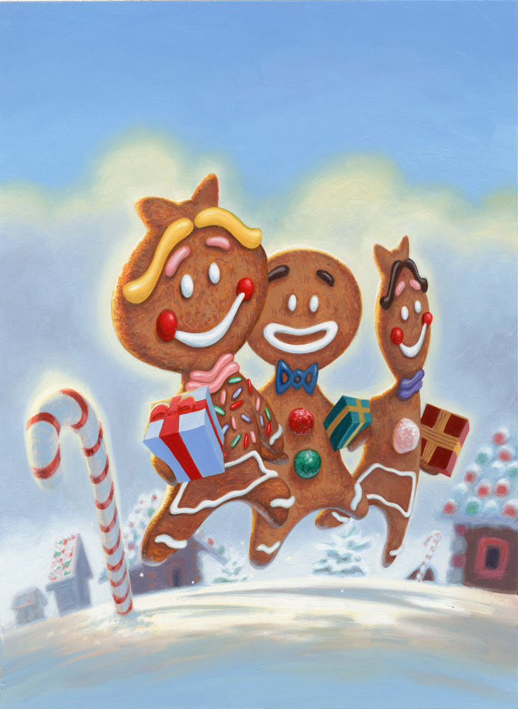 Christmas Gingerbread Santa Claus elf holidays