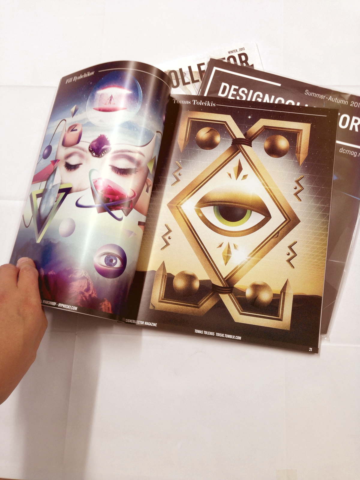dcmag designcollector magazine print mago sougwen Aerosyn-Lex Russia illustrations mag