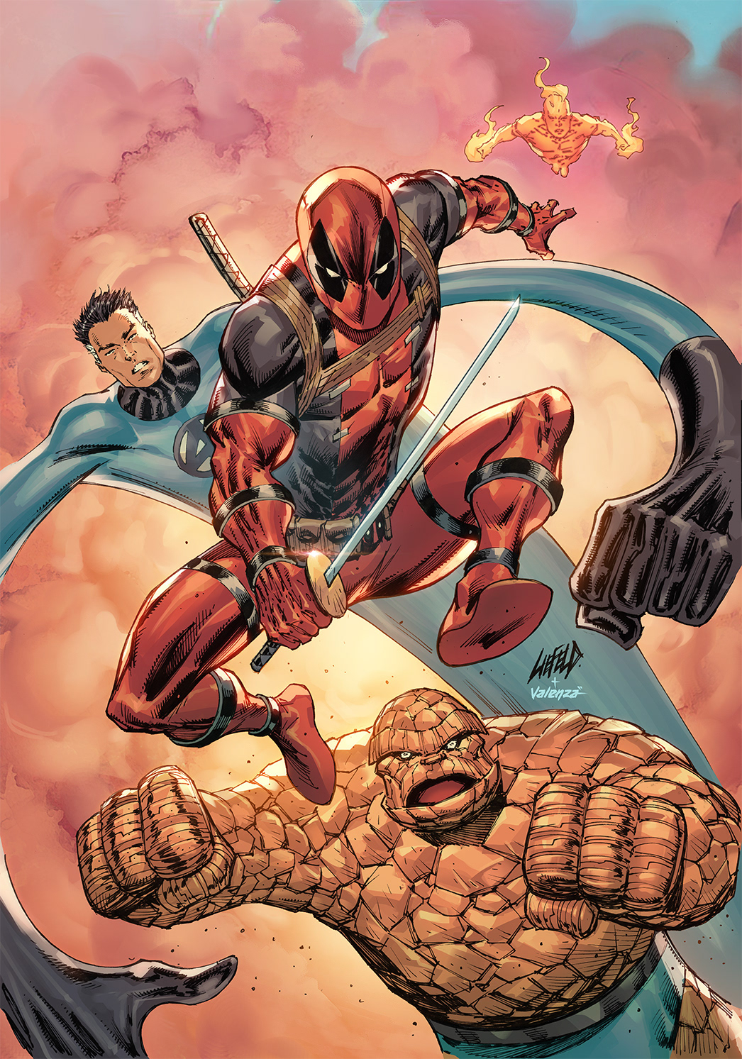Bryan Valenza comic colorist Cover Art deadpool fantastic 4 Fantastic Four marvel comics Marvel Studios mcu rob liefeld 