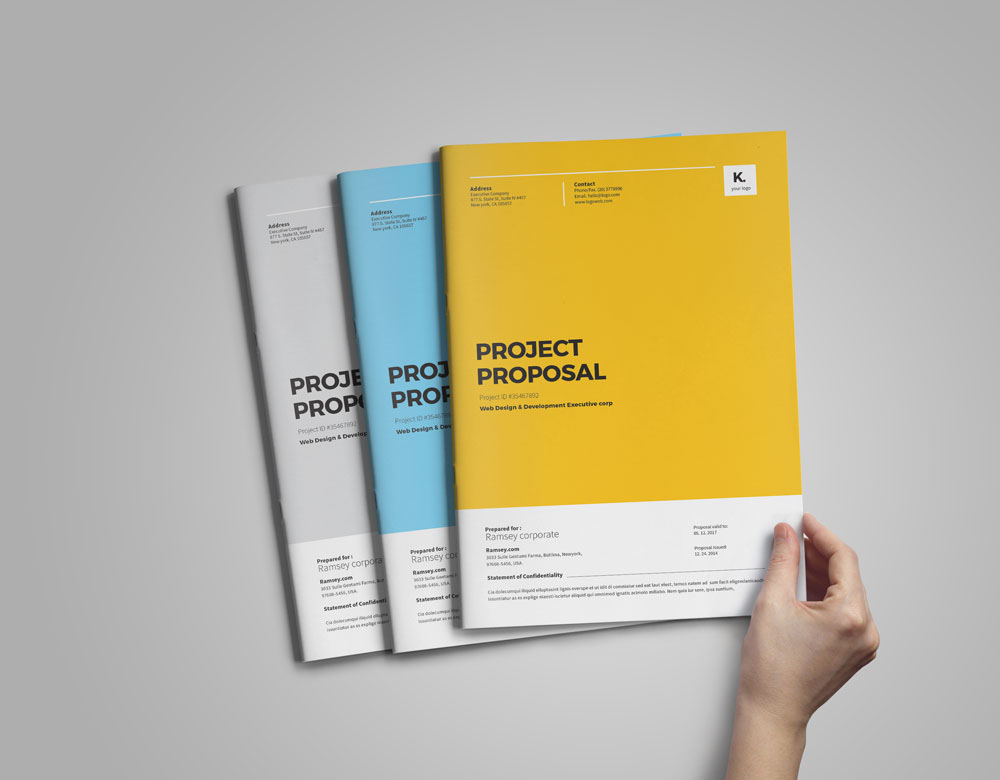 a4 brochure business Business Proposal clean clean proposal company Proposal corporate creative Illustrator InDesign Proposal template template