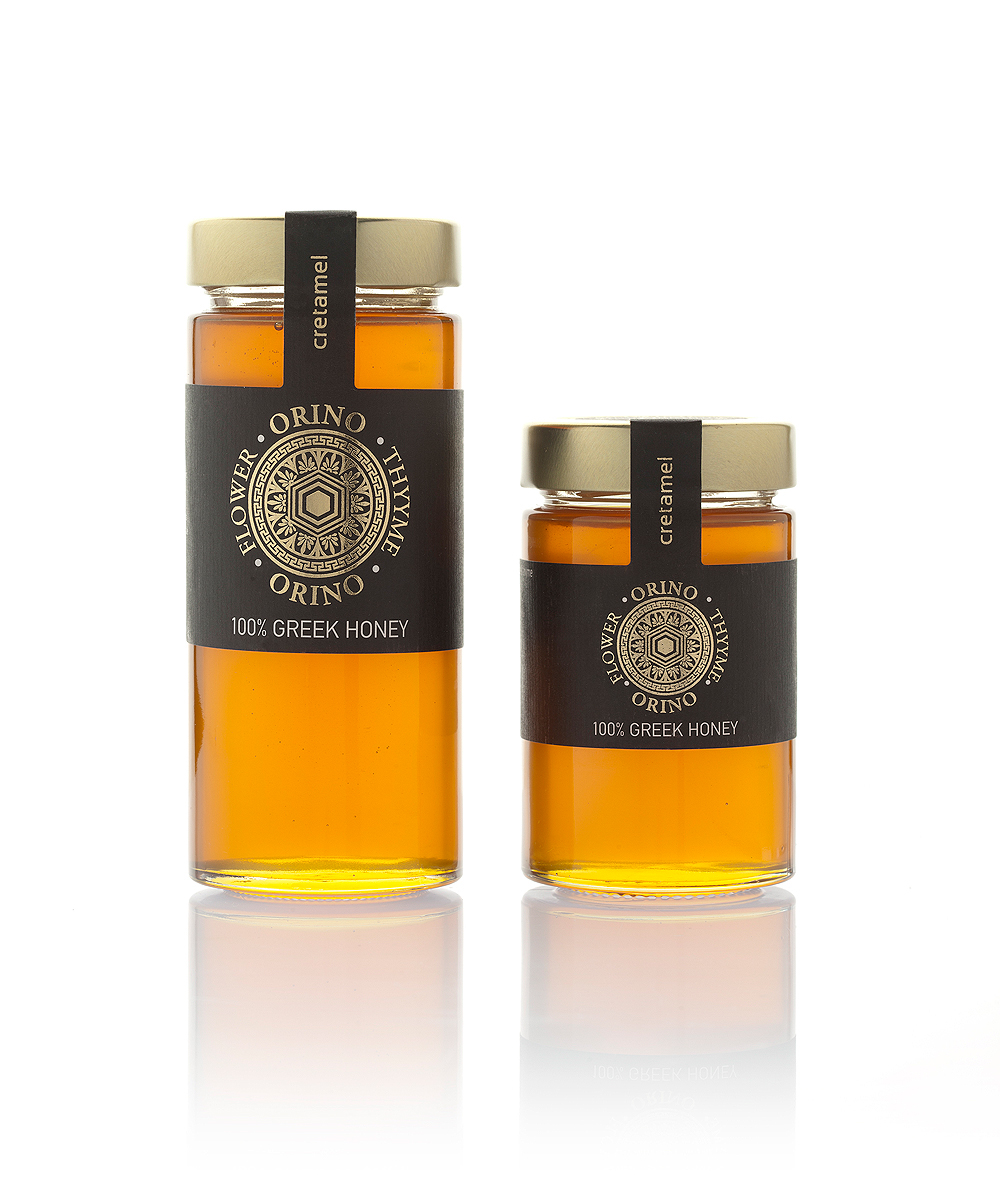 Packaging honey maria stylianaki deepblue design Crete 包装设计 packaging design honey label
