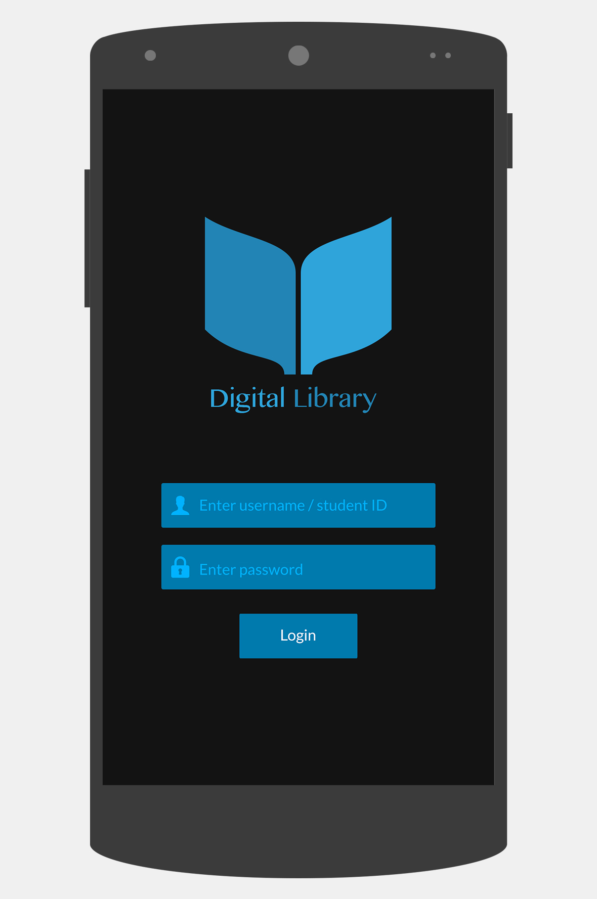 iPad android Android Wear library books information design student app freebie psd