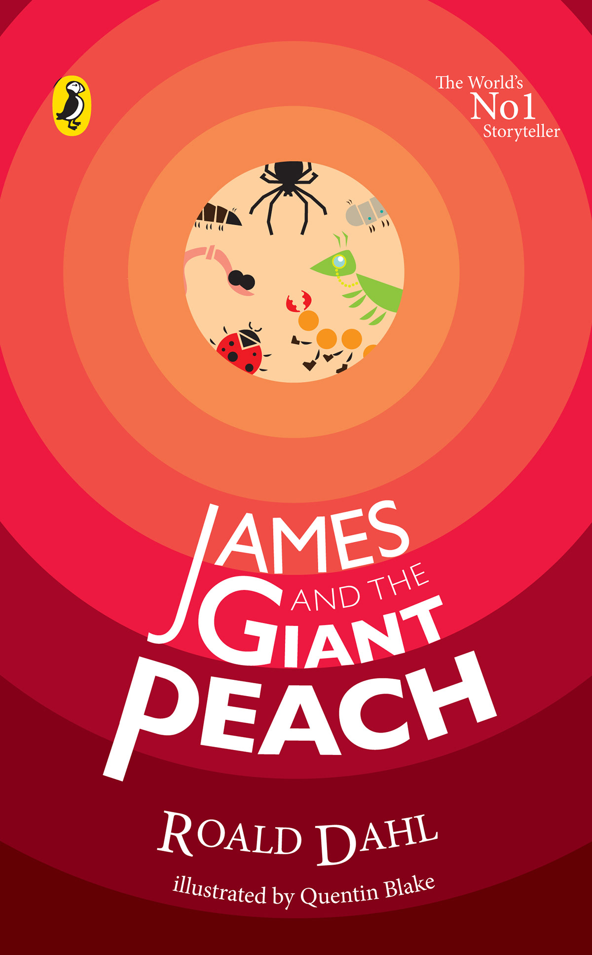 peach james giant and the puffin penguin Competition 2011 children book cover children's Grasshopper bugs ladybird spider bookcover