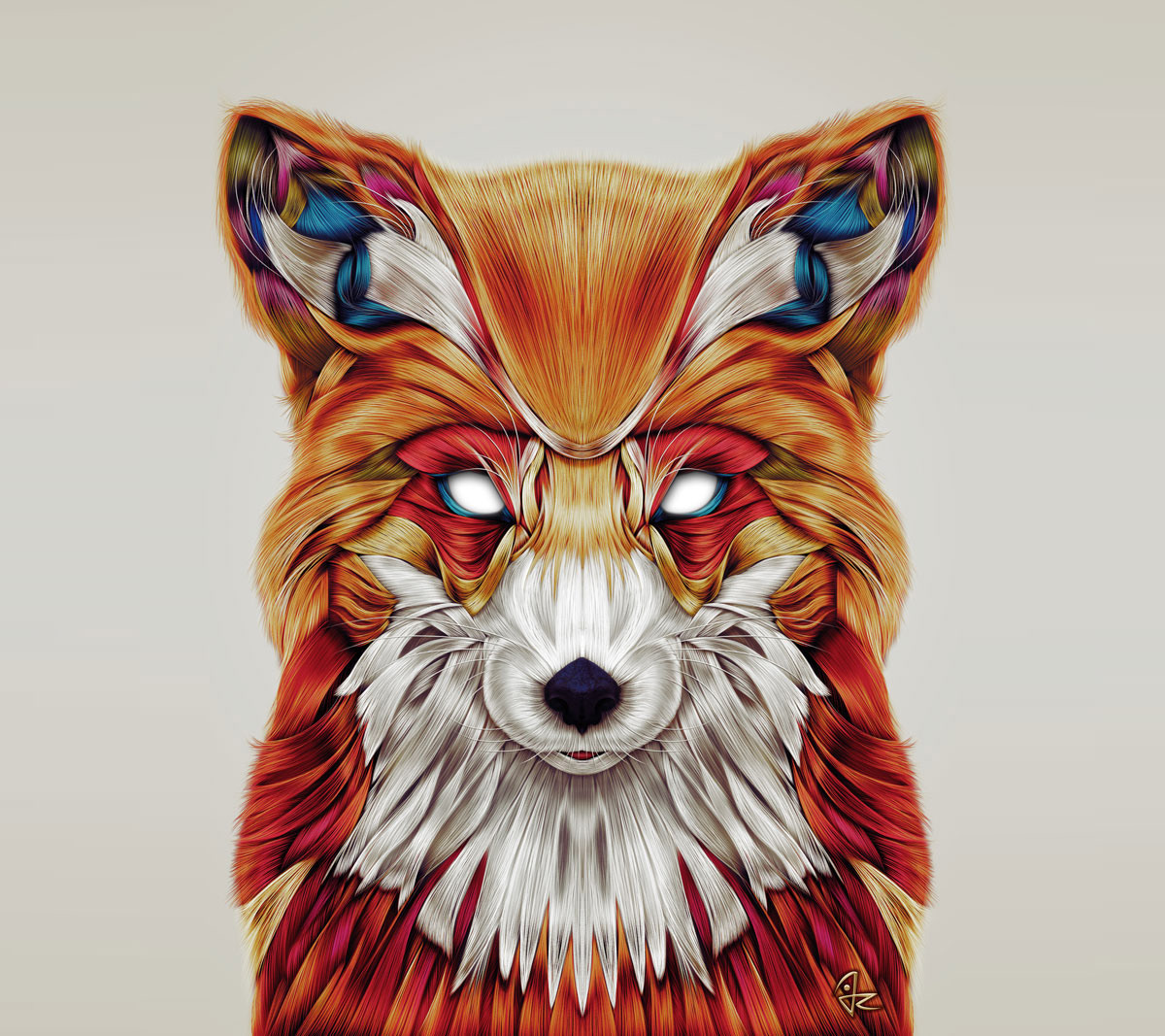 FOX foxes golden logo iraqi bb One gg