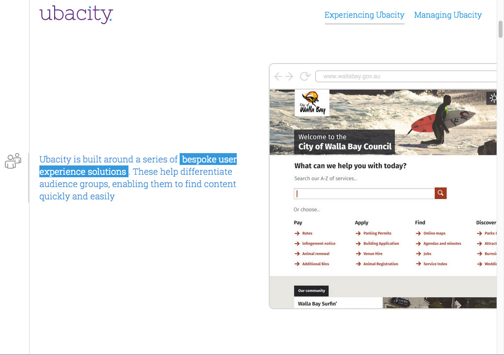 council Ubacity Web Design  marketing  
