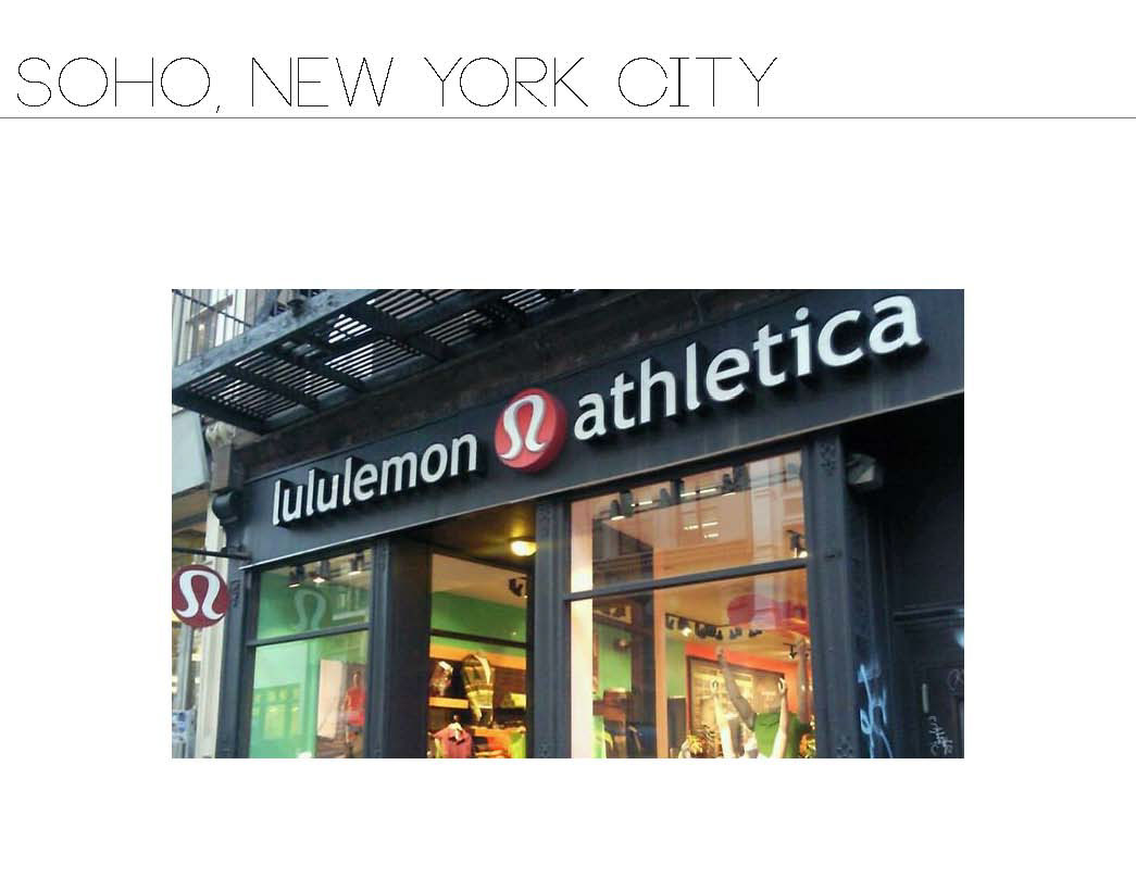Lululemon Buying plan assortment plan strategic planning brand identity Yoga activewear apparel Retail