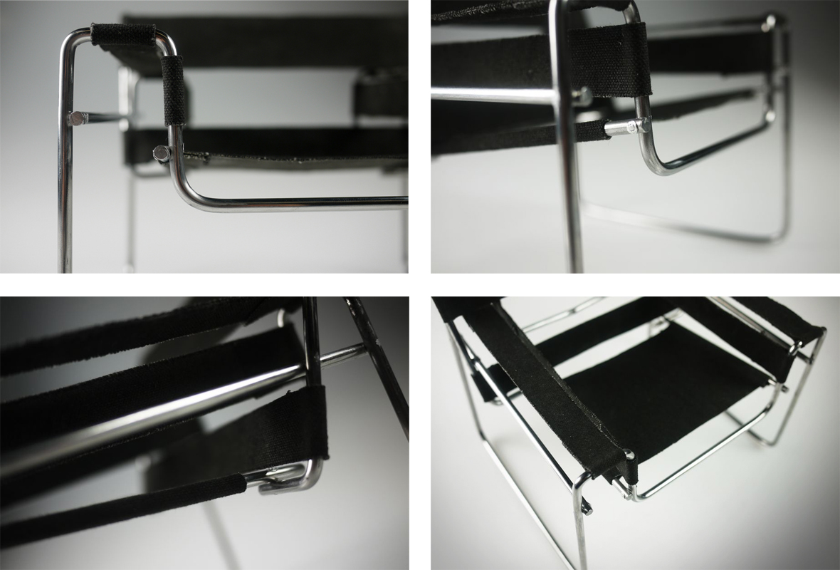 metal steel aluminum rivets wassily chair Wassily Chair b3 breuer Marcel Marcel Breuer matthew lim Classic bauhaus modern
