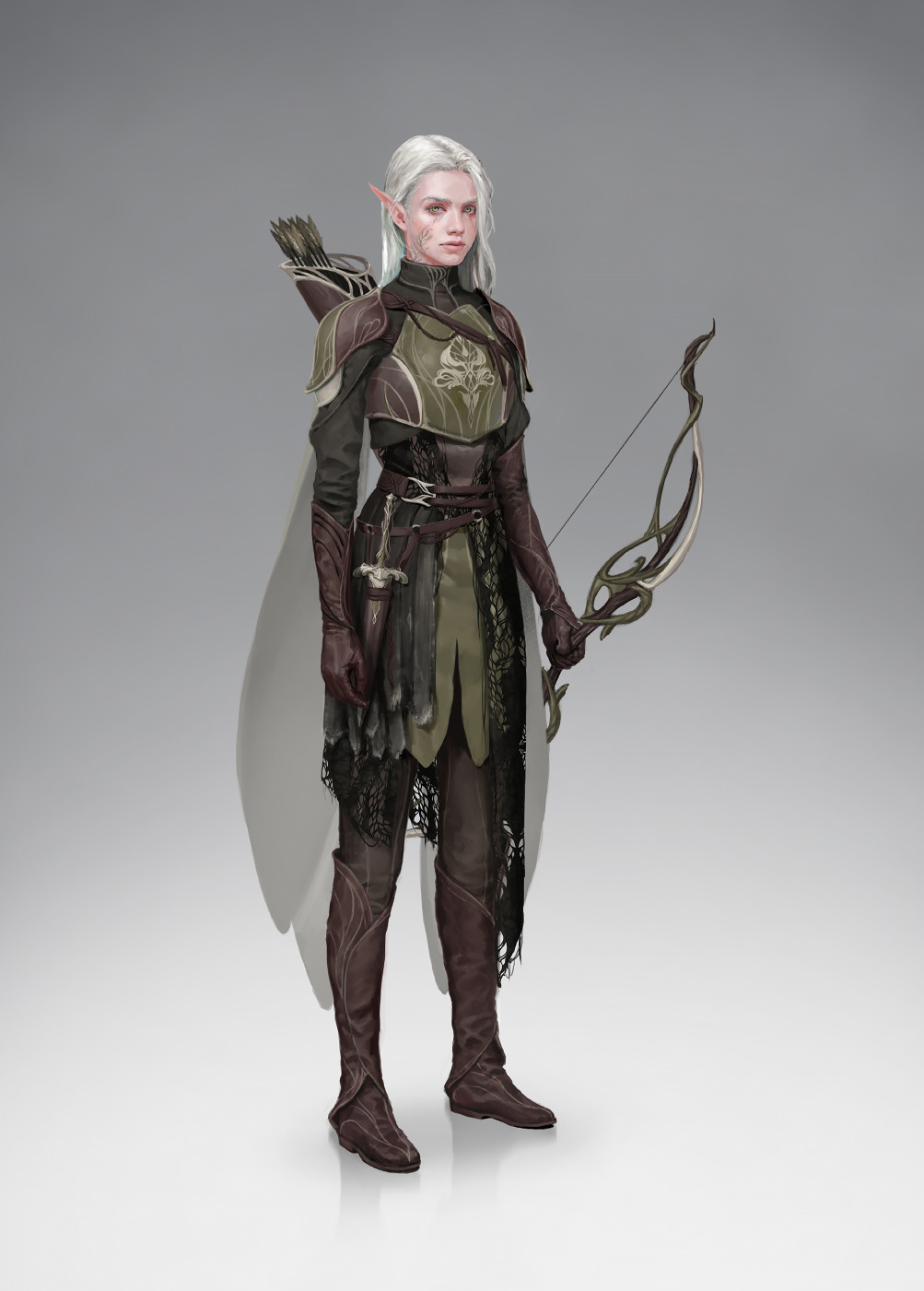 Archer Character Concept Art On Behance