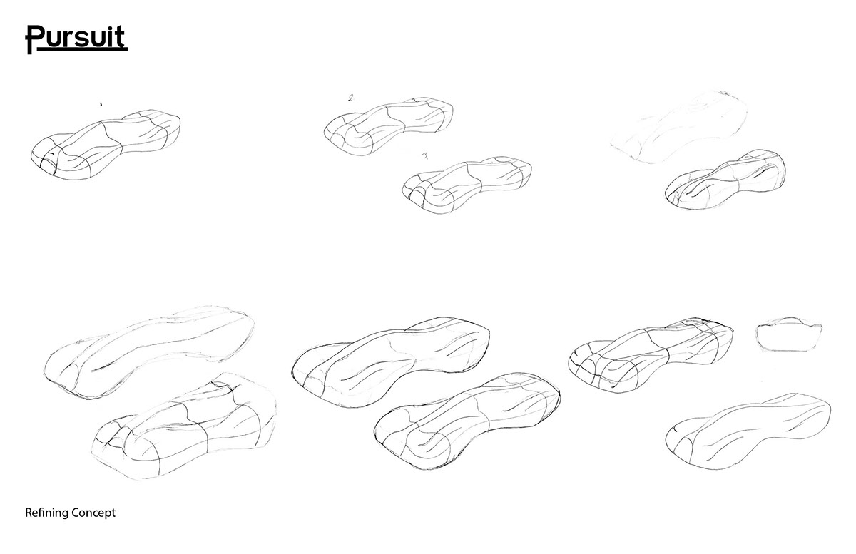 sketching Cars models industrial design  speed forms