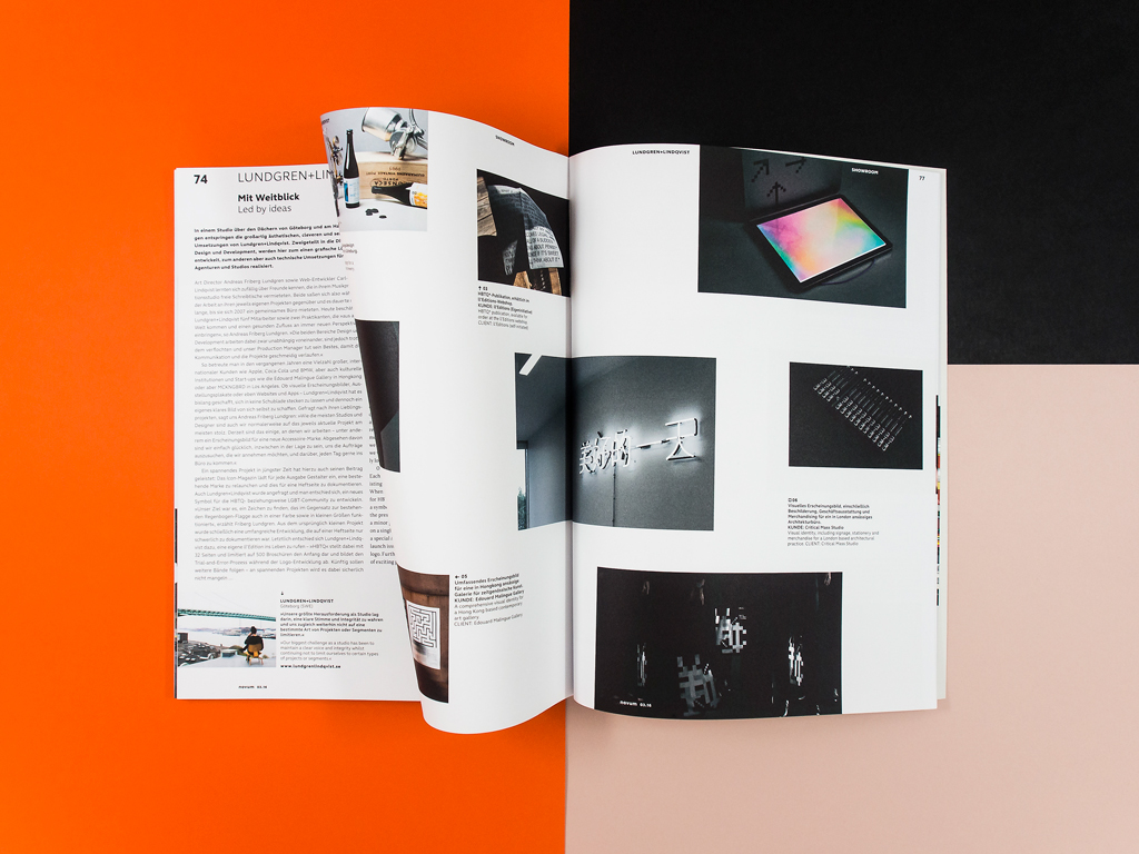 graphic design magazine Food  novum novum magazine geometric print Magazine Cover shapes donut flat