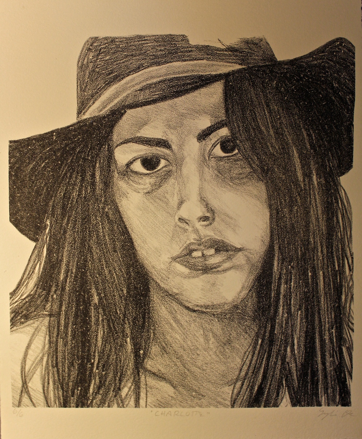 lithography printmaking Portraiture