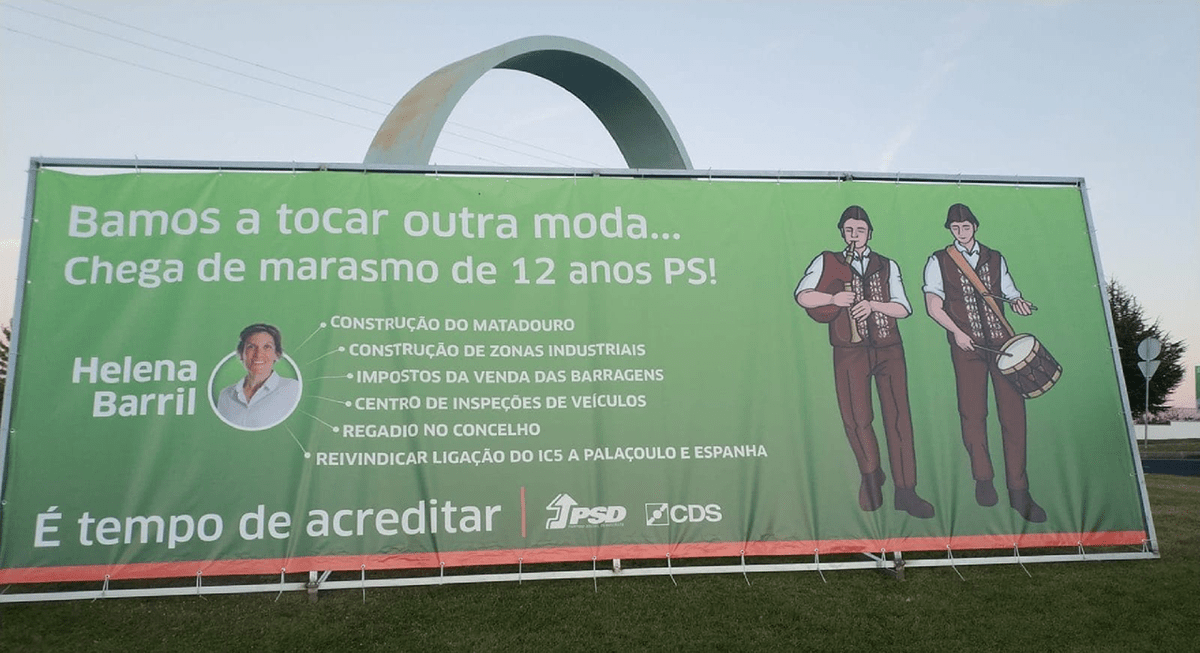 artwork billboard gaiteiros Portugal Procreate Social media post