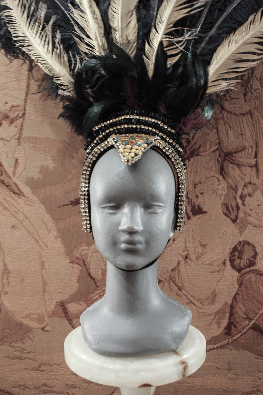 costume handmade headpiece Rio de Janeiro Rio Festival