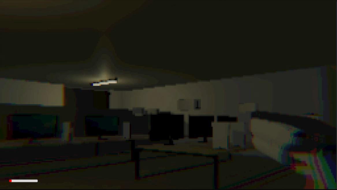 3D First Person game pixelated poltergeist Shooter unity