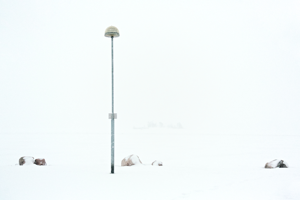 finland winter helsinki Landscape rocks shore snow White