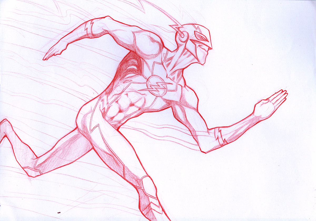 Flash SuperHero Hero light lighting justice league dc series cartoon red color speed speedster batman superman