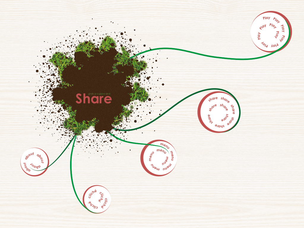 cafe interaction Coffee organic processing design graphics development Interface