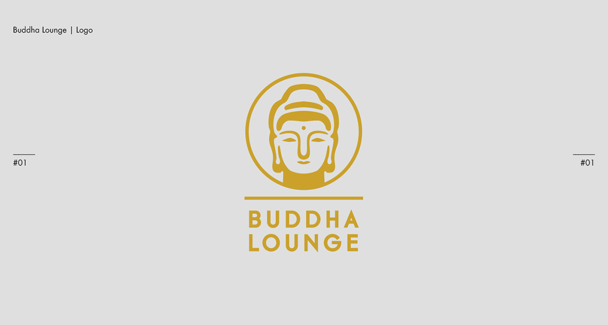 Buddha buddha lounge wroclaw wroclaw poland branding project design Restaurant Branding identity project gold visualization typo logo indian restaurant Indian Restaurant