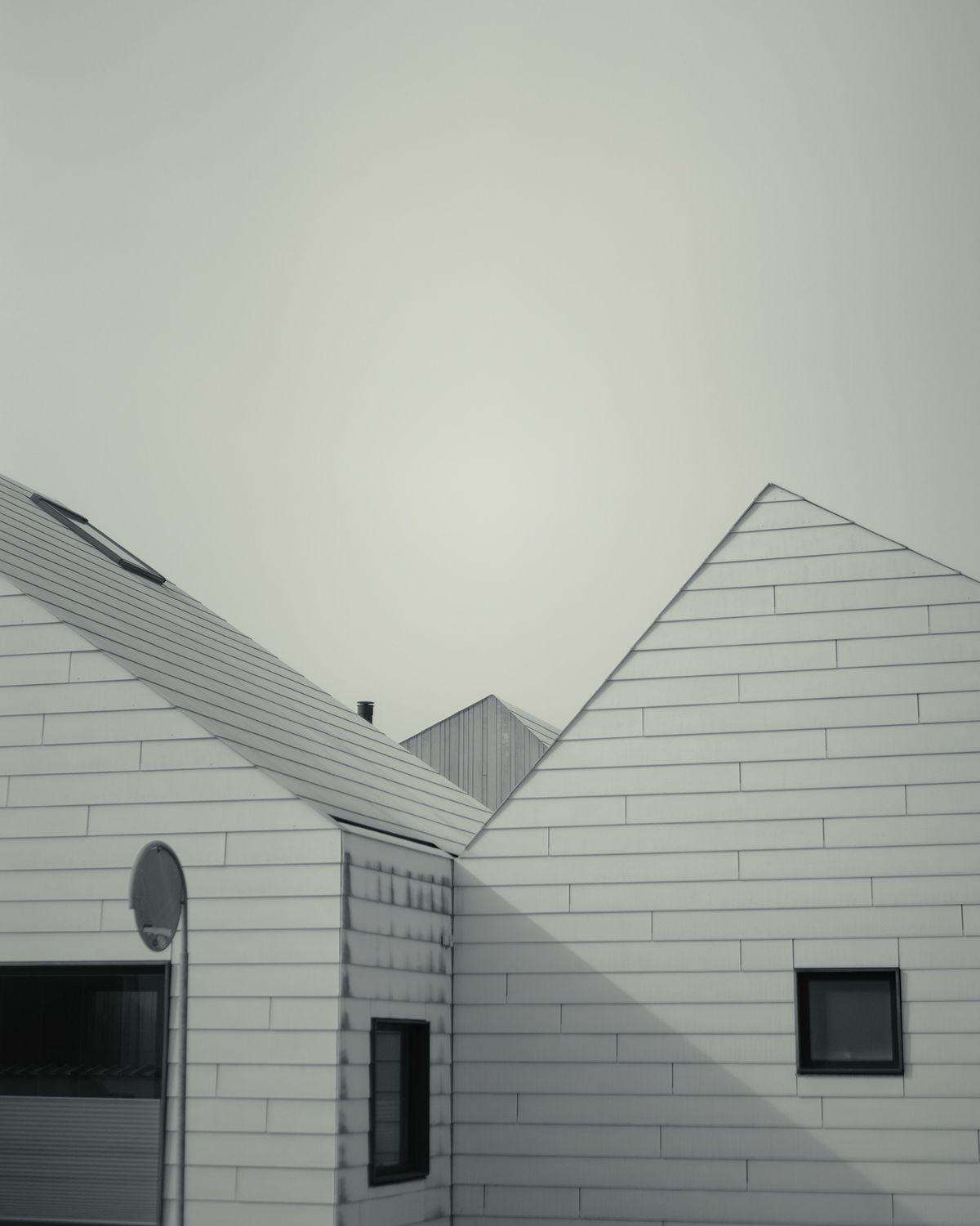 living Space  næstved cancer buildings healing simple nordic geometry White lines minimal Minimalism design effekt