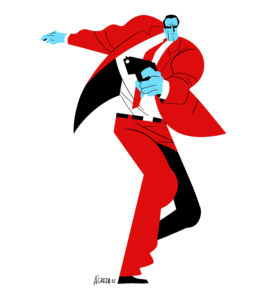 Advertising  animation  Bond Character design  concept art digital illustration Drawing  ILLUSTRATION  spy