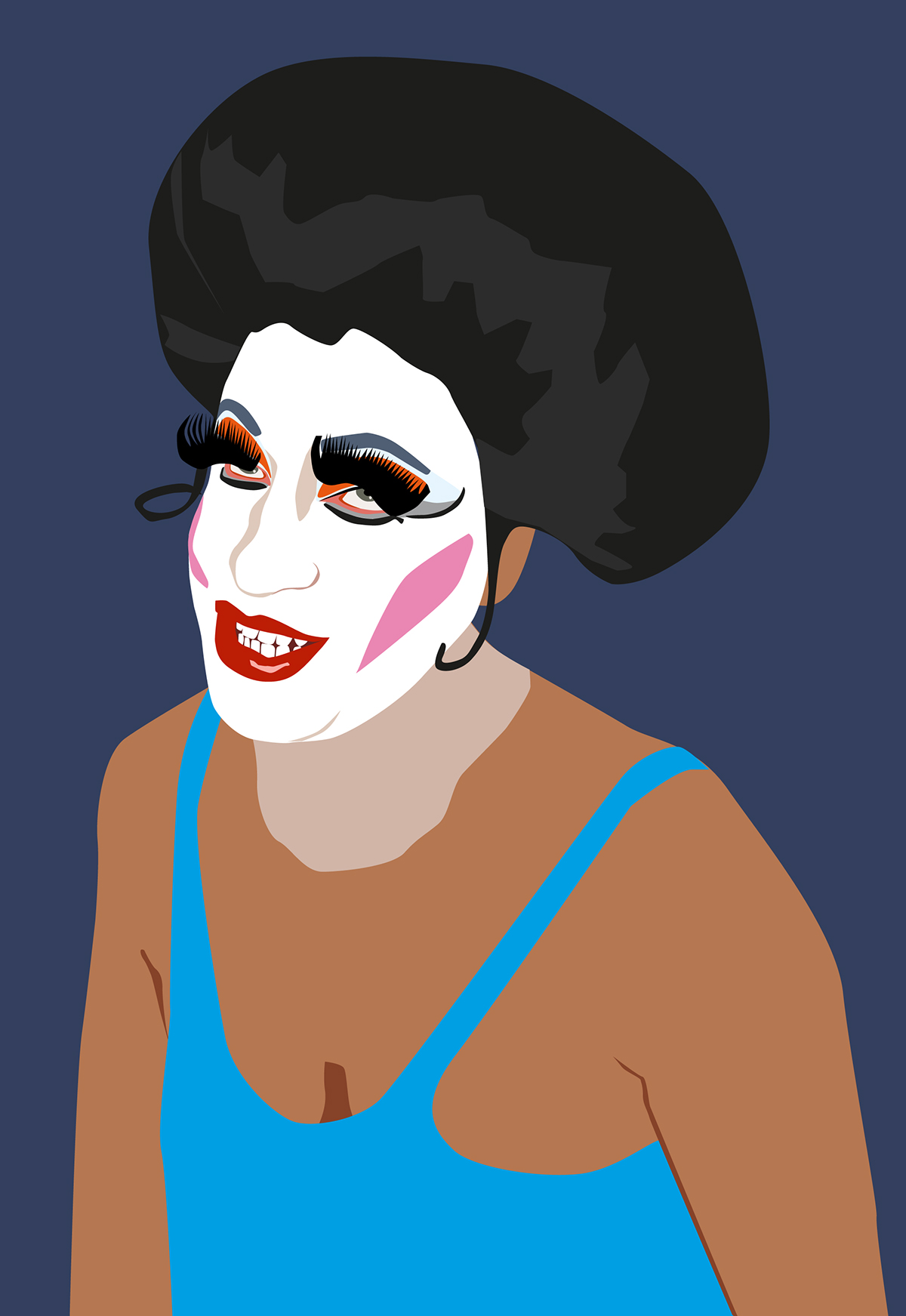drag queen art digitalart portraits