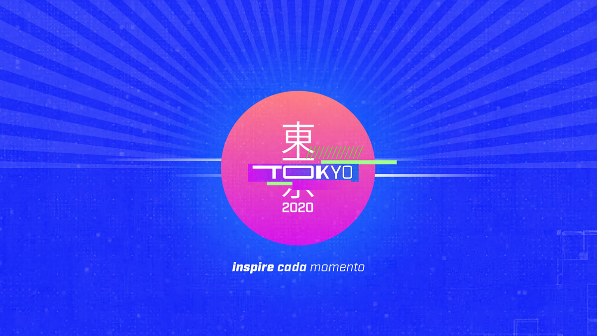 branding  broadcast Gaphic Design logo motion graphics  Olympics onair tokyo Tokyo2020 tv