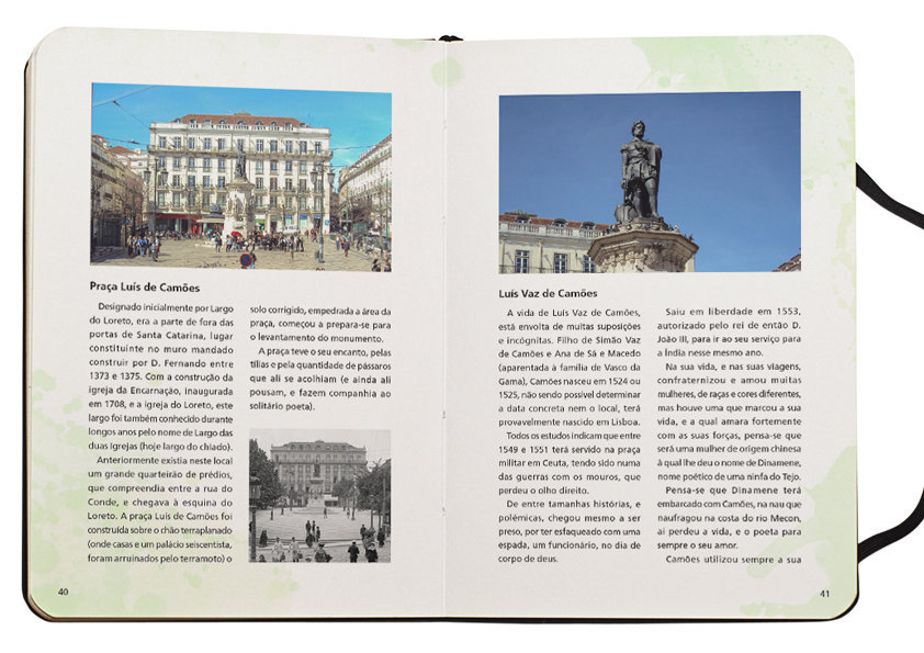 Guide guia Lisbon lisboa editorial paginação