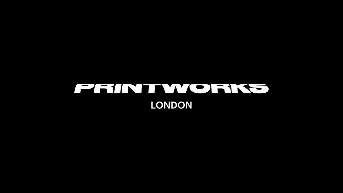 branding  identity music wordmark logo Printworks print motion Web