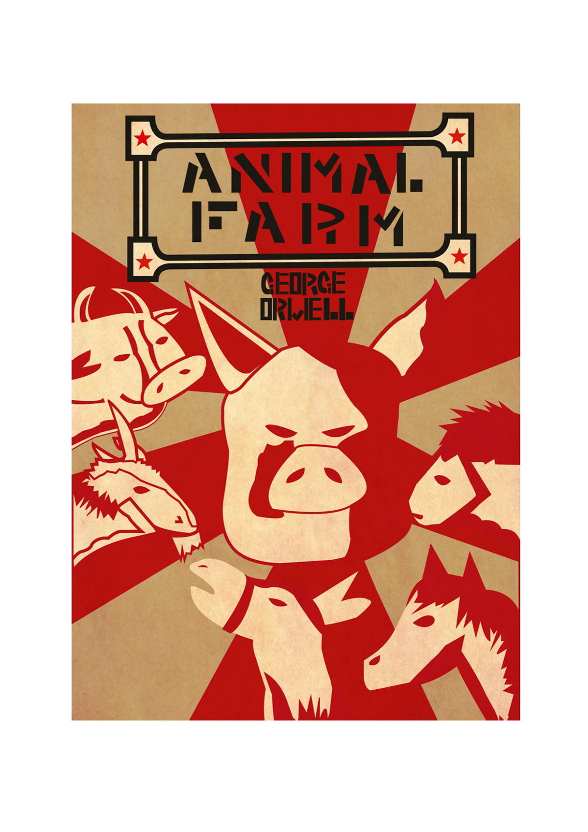 Animal Farm book book cover