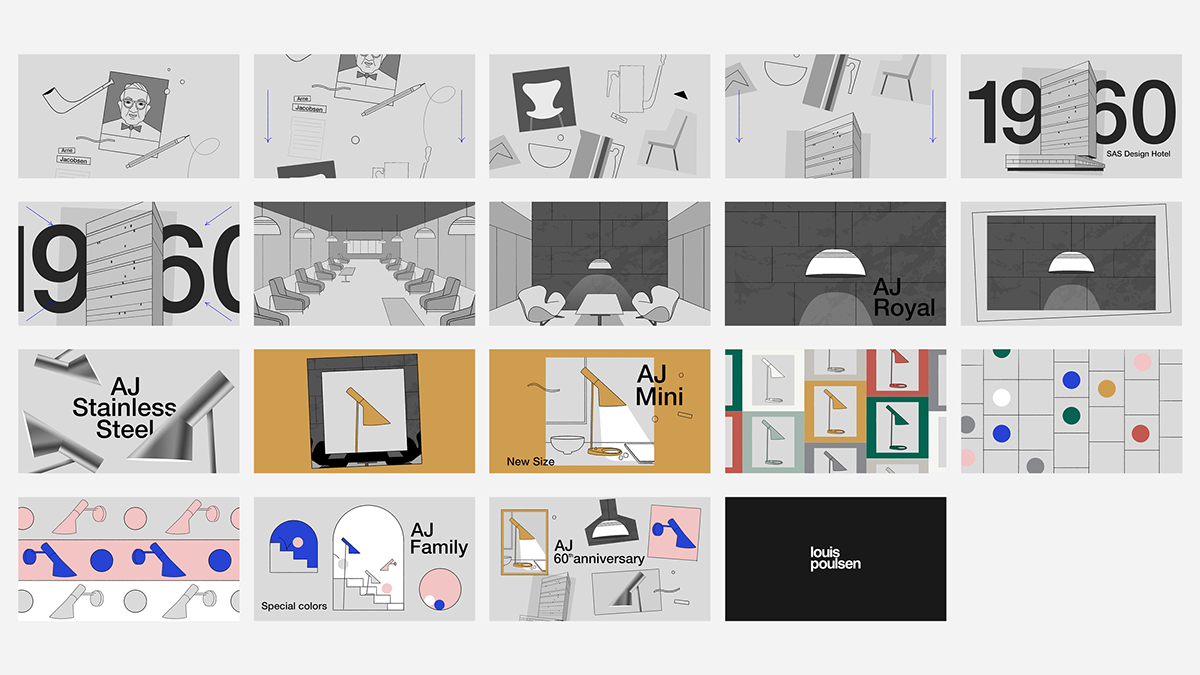 2D animation  collage design inspiration mid century Mix media MoGraph motion graphic texture