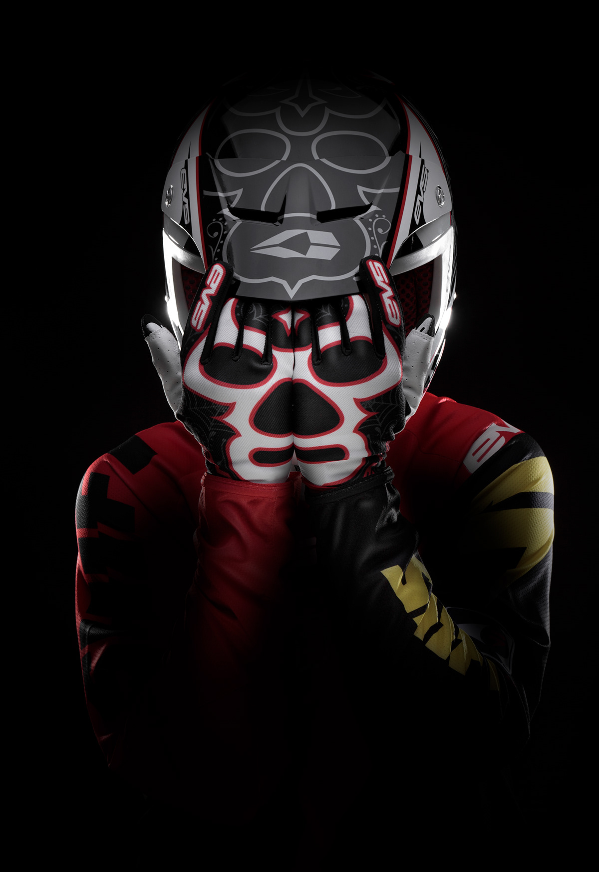 luchador Motocross mx supercross Helmet T5 EVS mx helmet Protective Gear protection helmet graphics graphics decals series