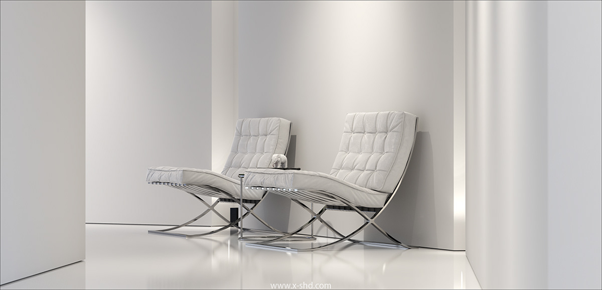 minimal Interior CG 3D Render rendering 3dsmax modelling light art visualization furniture CGI design corona