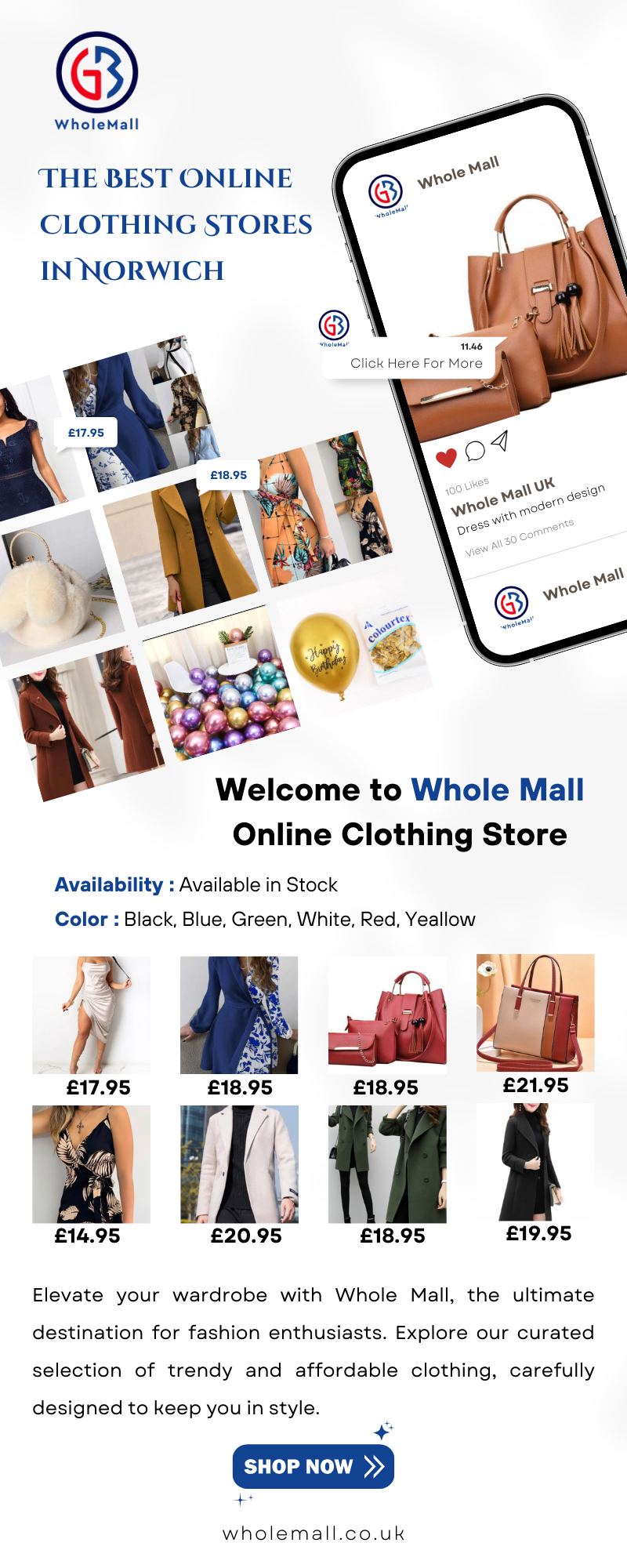 online clothing store shop mall Whole Mall