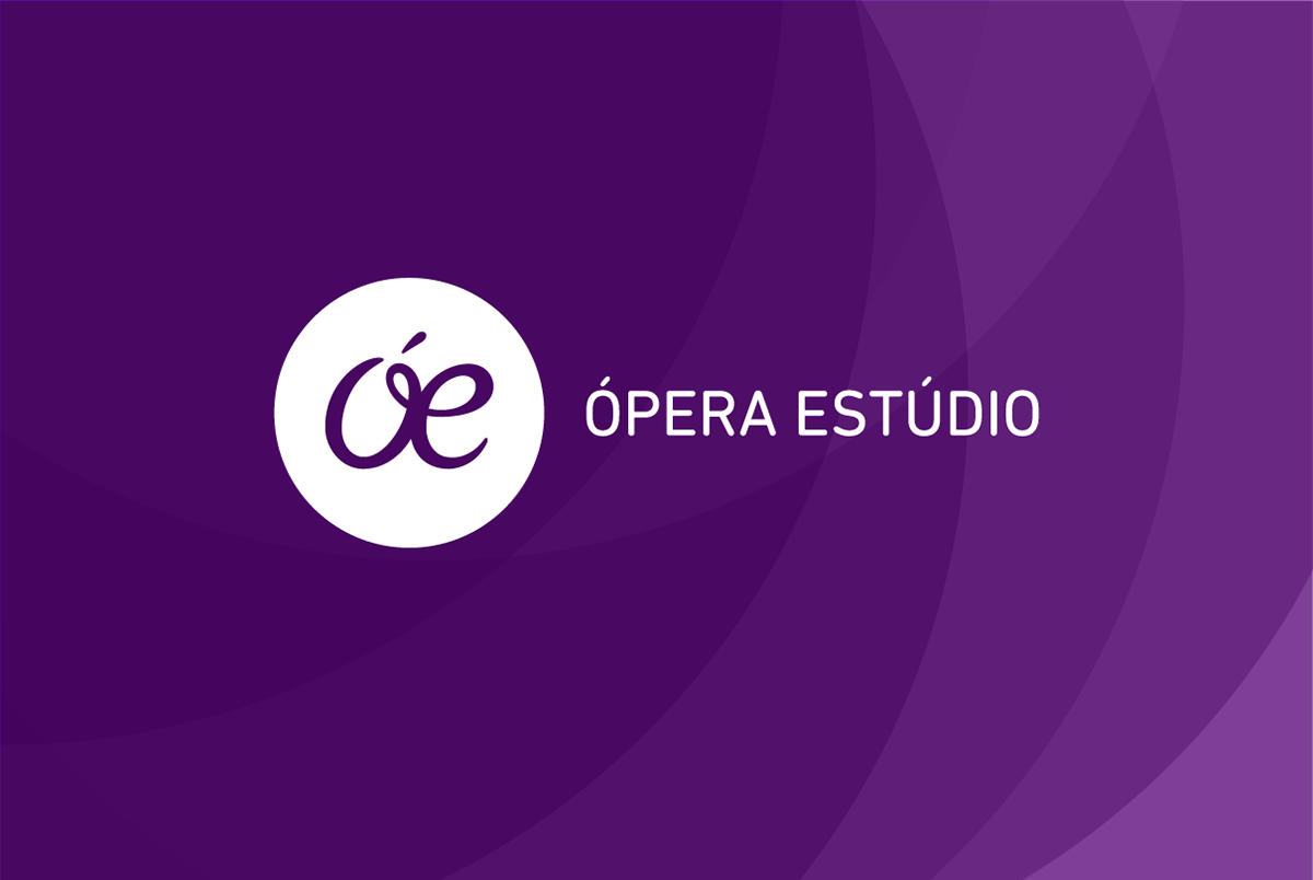 #opera  #din #roxo #ópera estúdio #unb #Branding #caligrafia #iniciais