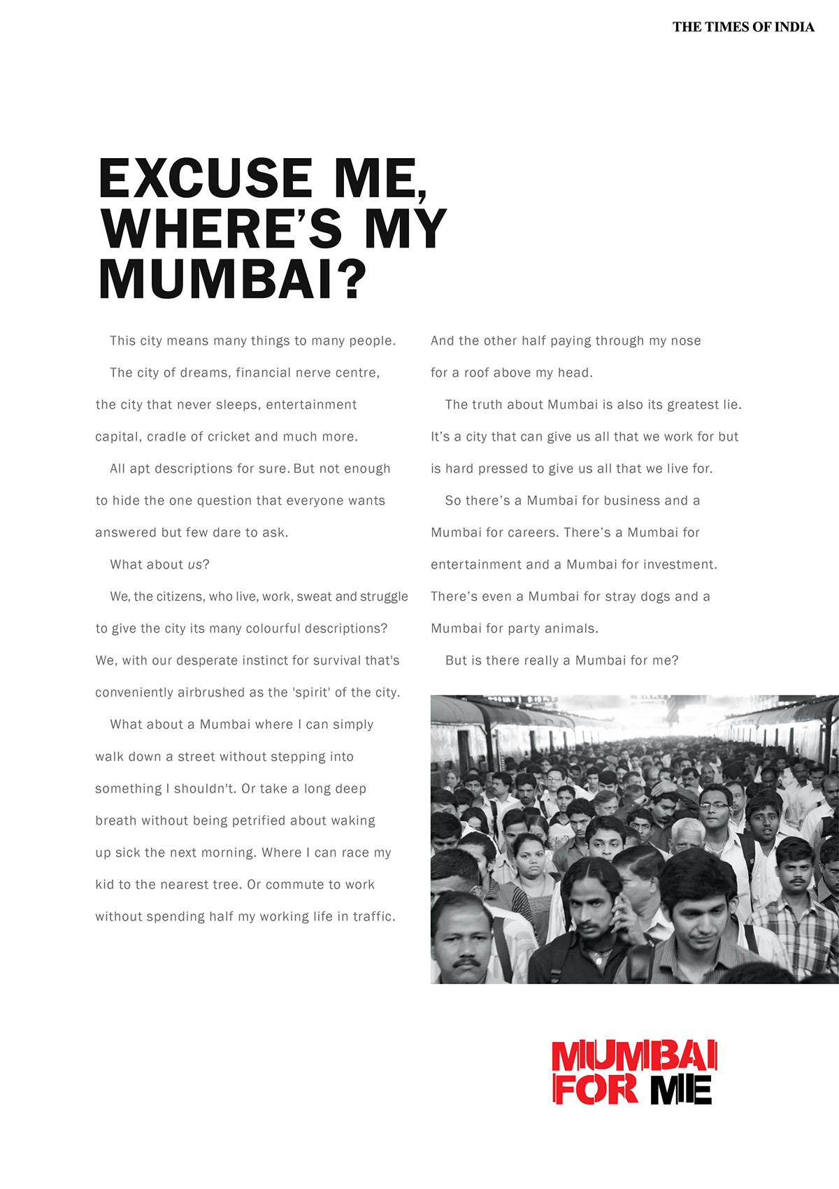times MUMBAI kids crowded