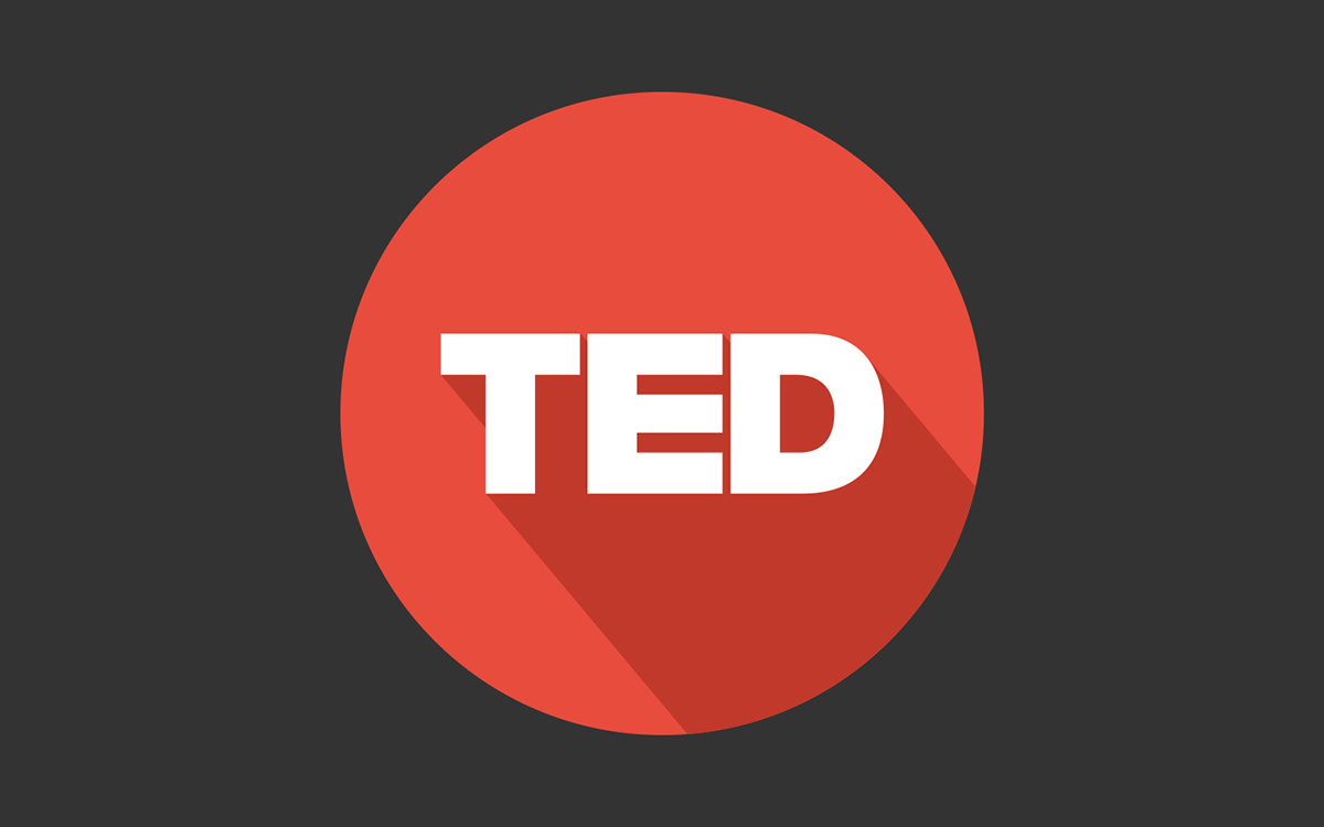 TED TEDx Tedx Cairo ideas worth spread flat long shadow minimal helvetica dark red flat color