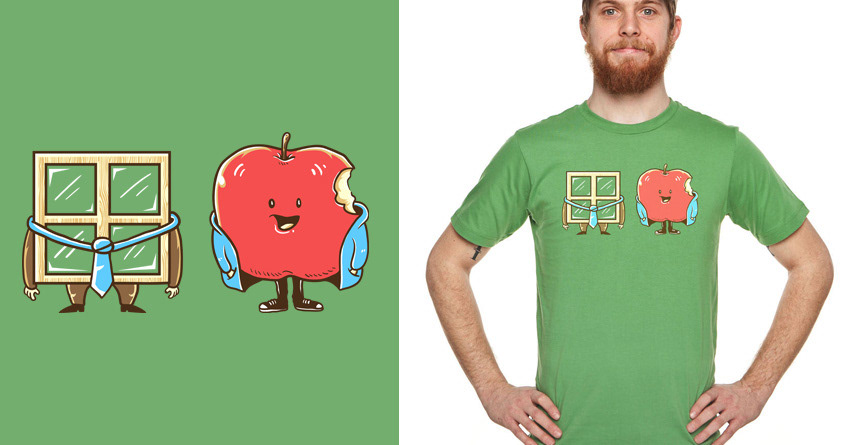 mac  PC  ad advertisement Threadless tshirt T Shirt t-shirt apple windows contest
