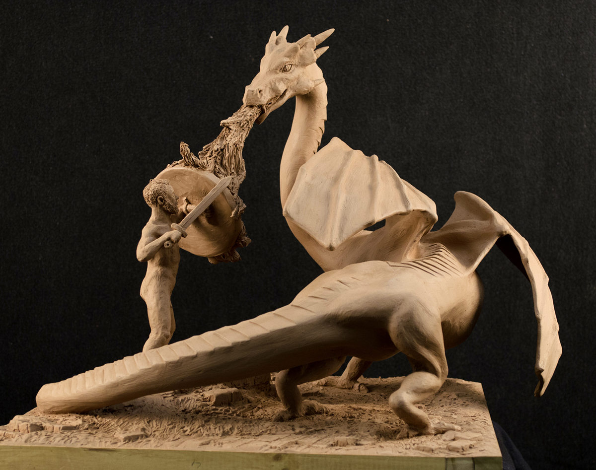 beowulf Plasticine armature model action