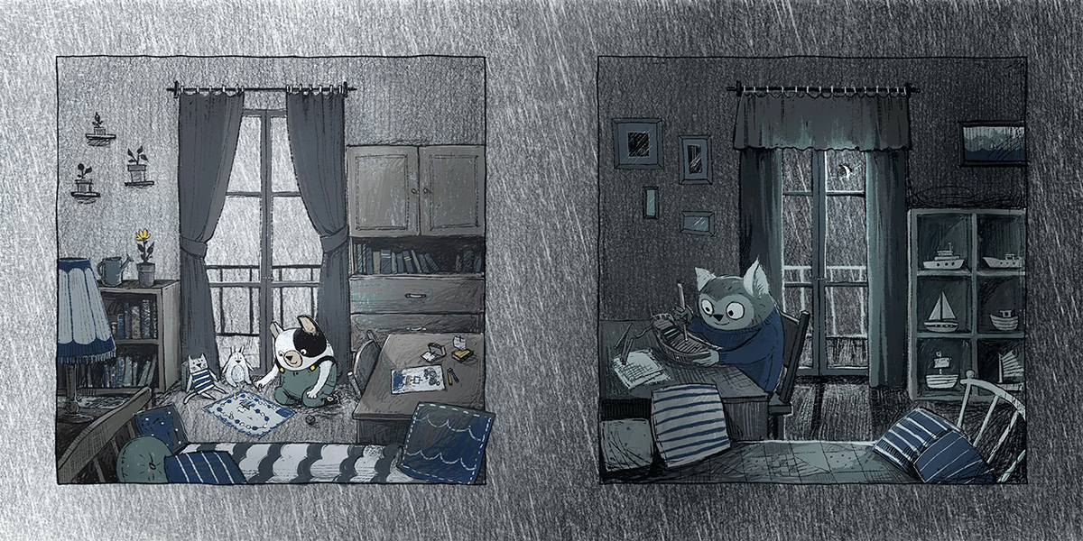 Silent book project 'Together' :: Behance