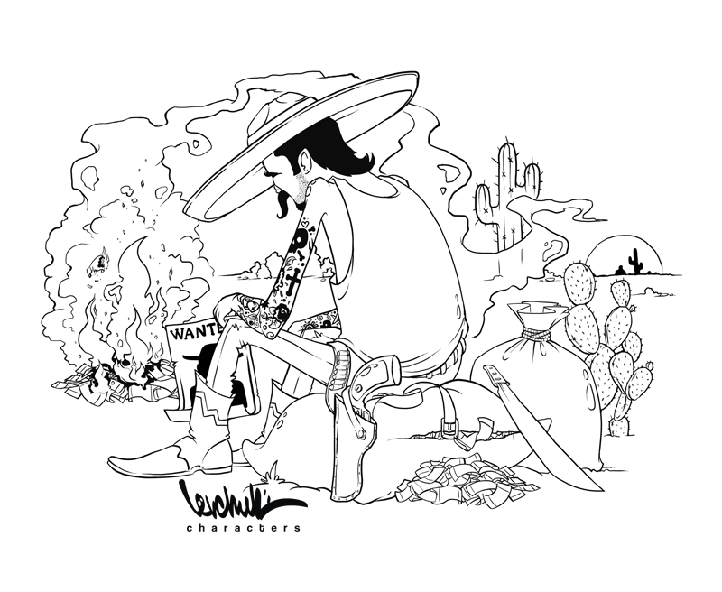 vector art illustraton Character cartoon comic characters sketch paul levchuk mascot design Illustrator